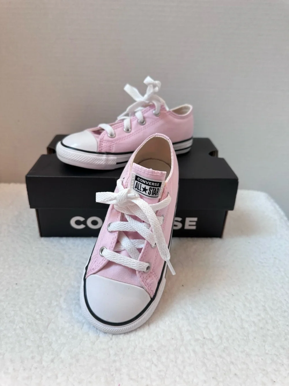 Converse Kids Pink Canvas Sneakers
